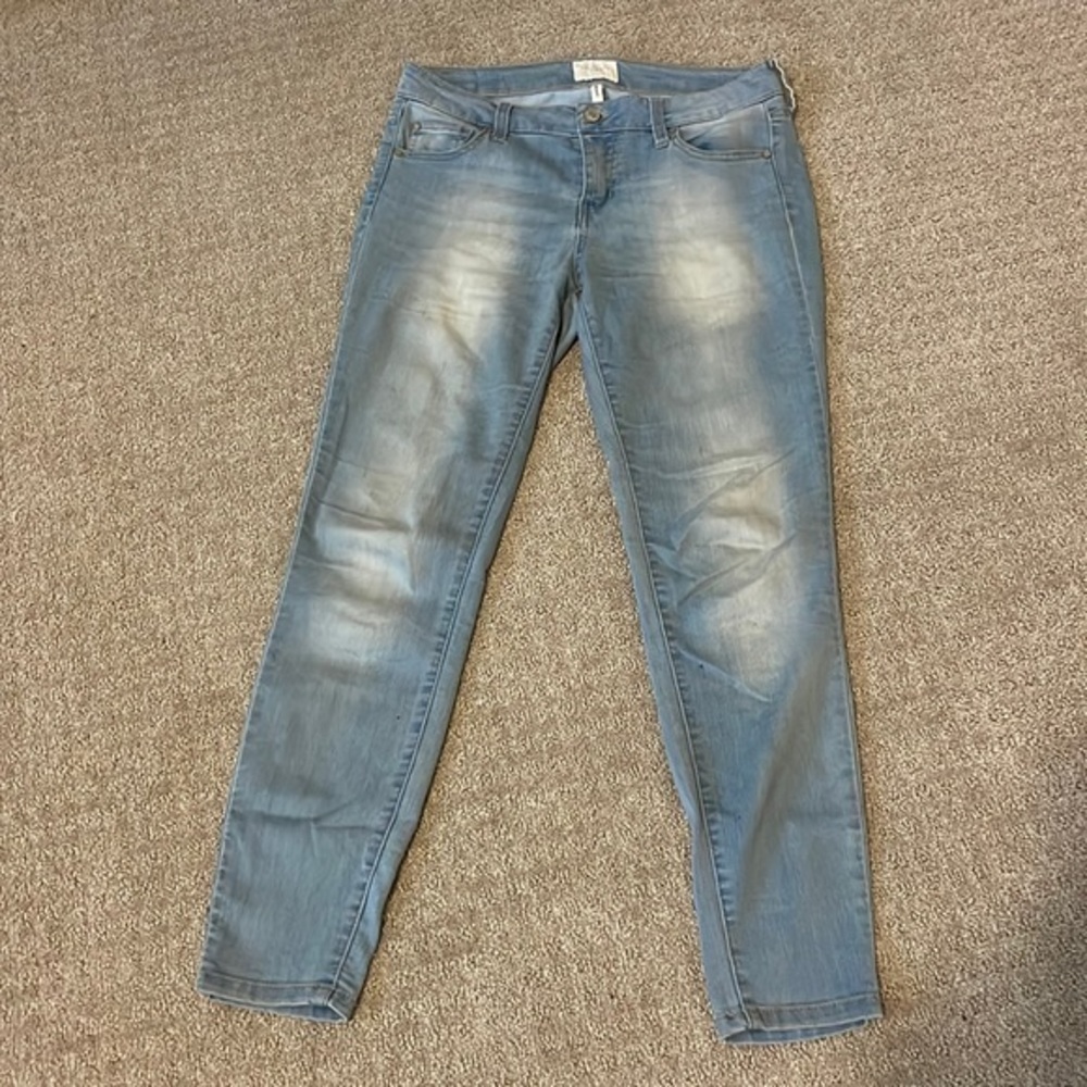 Celebrity Pink Light Blue Denim Wash Skinny Jeans